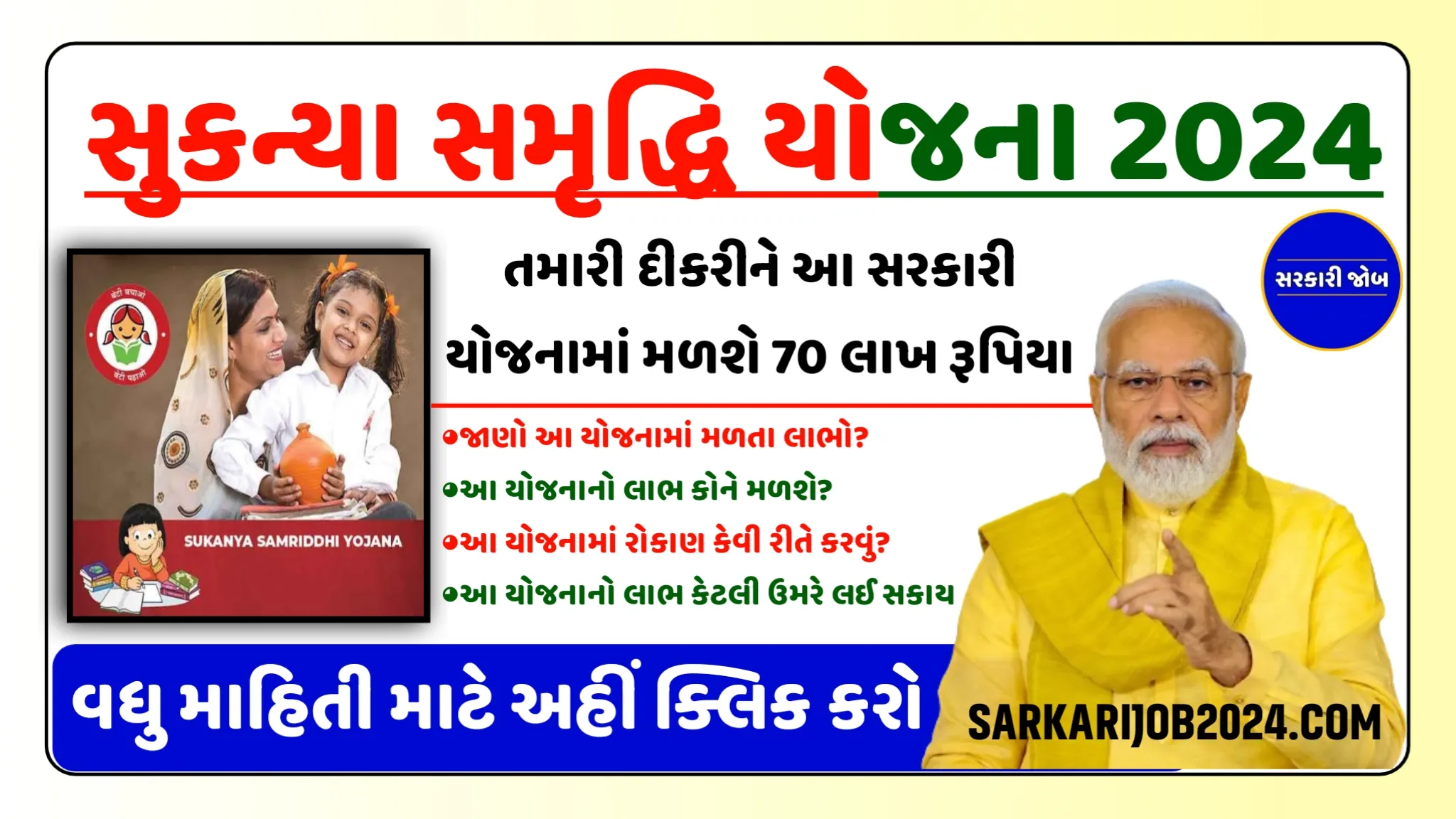 તમારી દીકરીને આ સરકારી યોજનામાં મળશે 70 લાખ રૂપિયા, જાણો કેવી રીતે કરવું રોકાણ, સુકન્યા સમૃદ્ધિ યોજનાની સંપૂર્ણ માહિતી