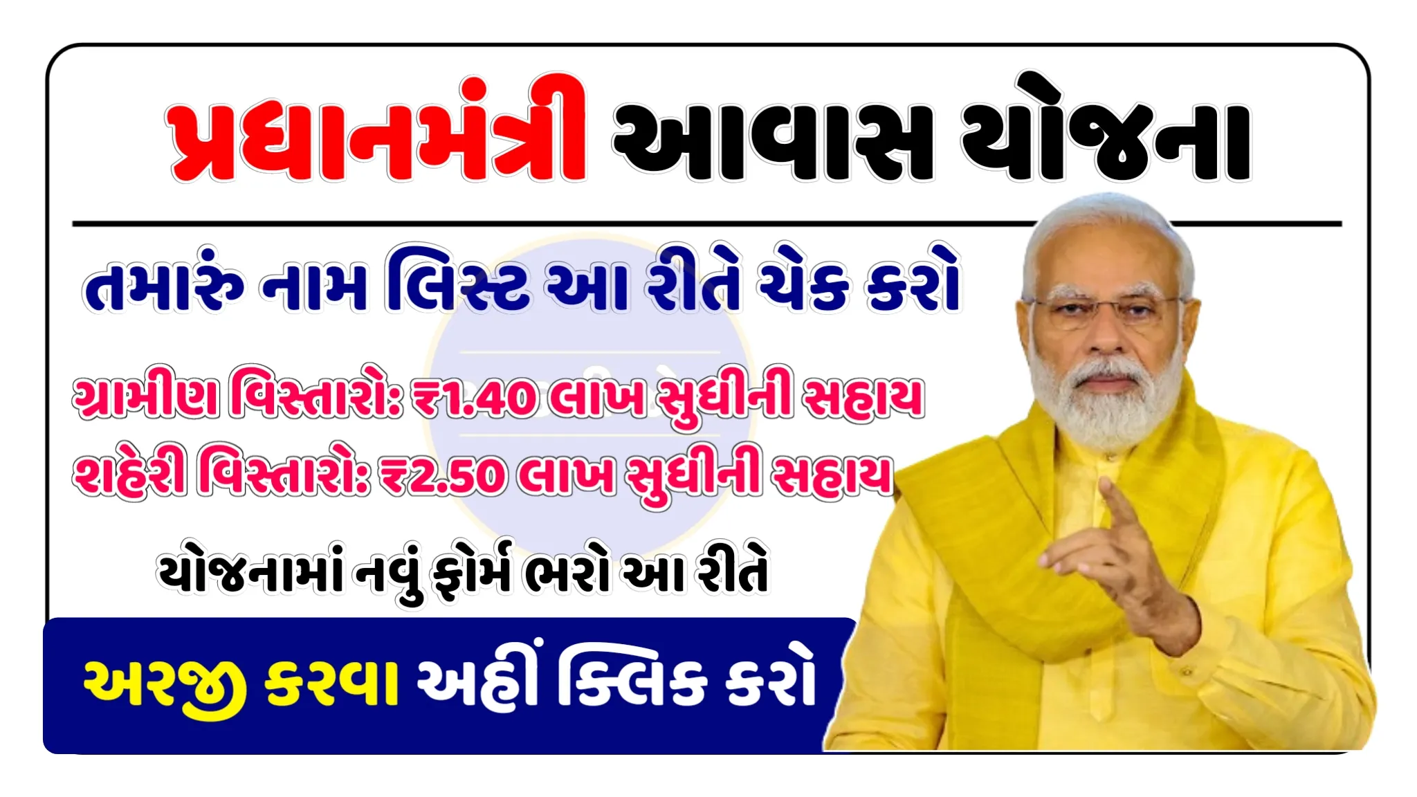Pradhan Mantri Awas Yojana 2024 । પ્રધાનમંત્રી આવાસ યોજના 2024: તમારું નામ લિસ્ટ આ રીતે ચેક કરો અને યોજનામાં નવું ફોર્મ ભરો આ રીતે