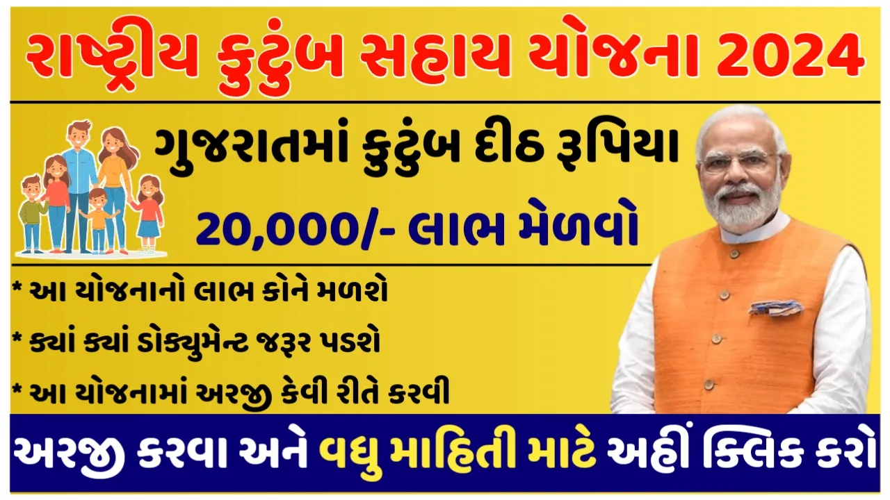 Sankat Mochan Yojana 2024: રાષ્ટ્રીય કુટુંબ સહાય યોજના હેઠળ મેળવો 20 હજાર રૂપિયાની સહાય