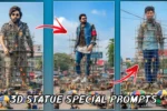 Google Gemini 3D Statue AI Photo Editing Prompts Free