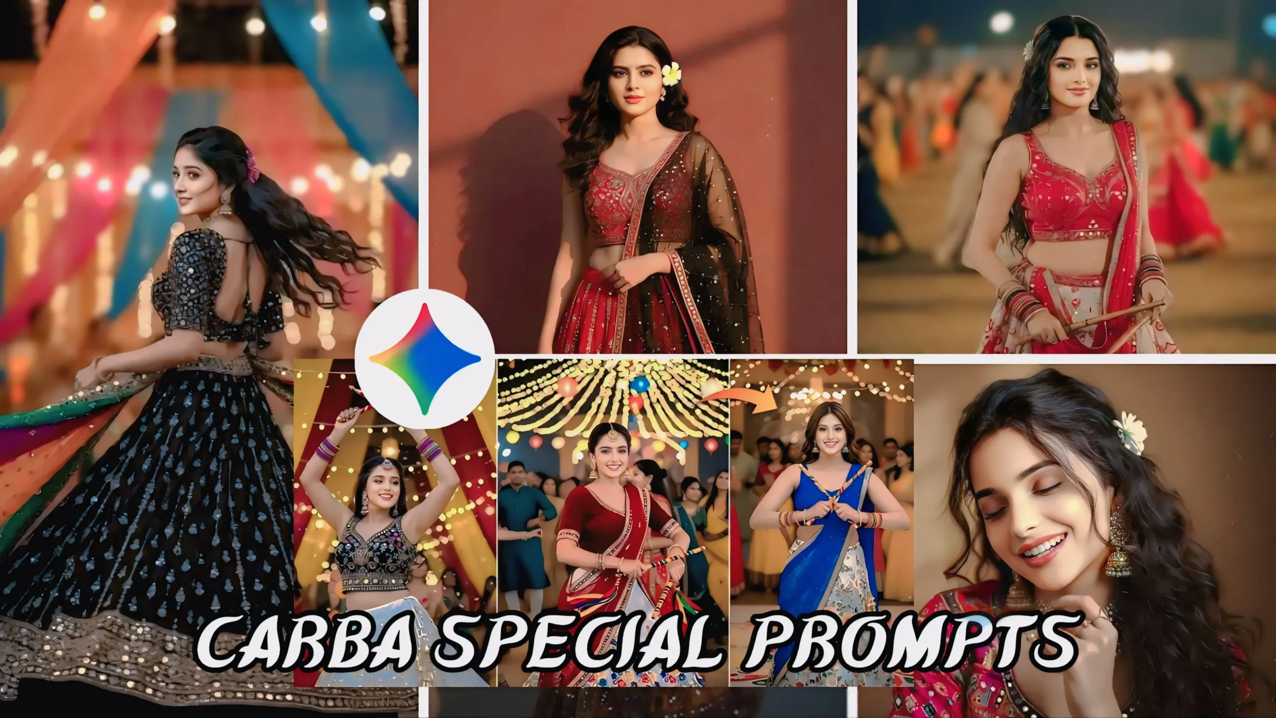 Google Gemini Garba Look AI Photo Editing Prompt