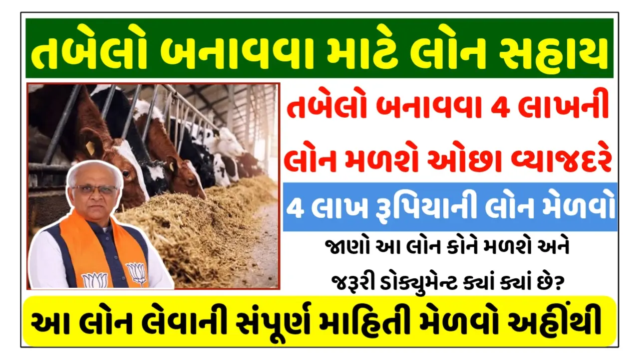 Farmer applying for Gujarat Tabela Loan Yojana to build animal shed and improve livestock farm