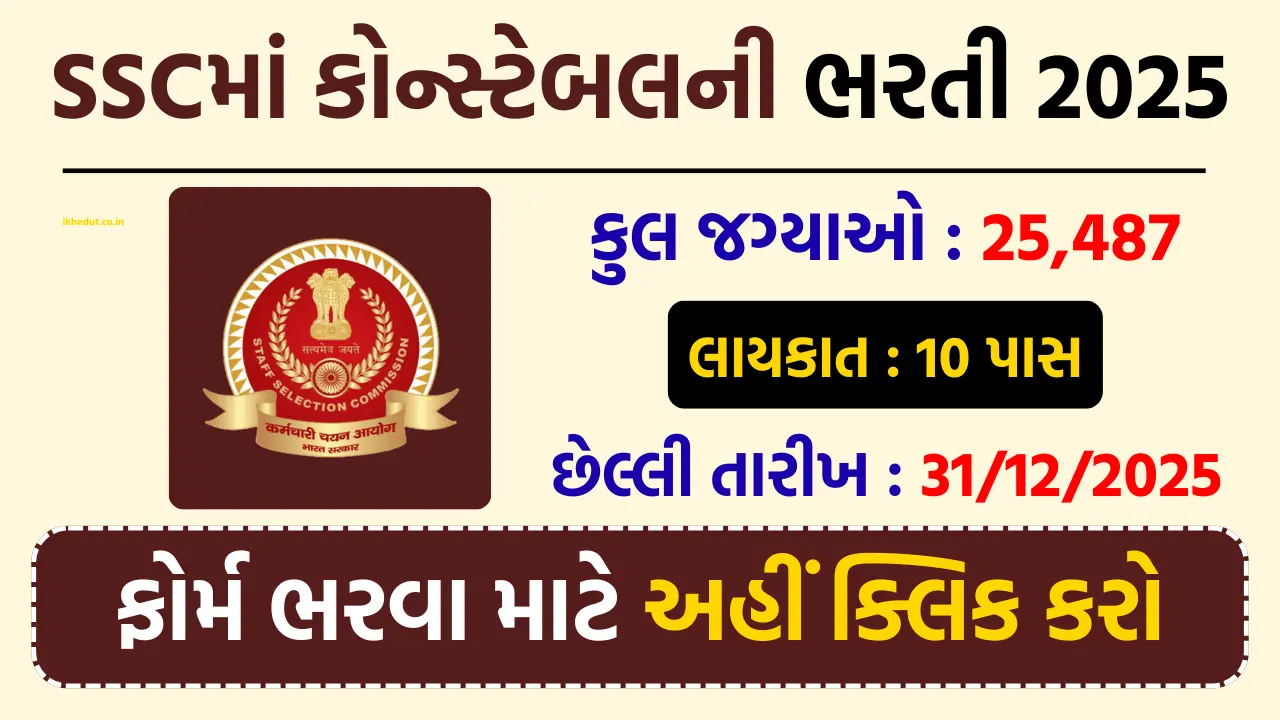 SSC GD Constable Recruitment 2025